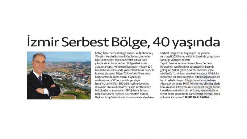 İzbaş - İZBAŞ'S PRODUCTION JOURNEY IN ITS 40TH YEAR