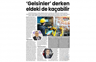 İzbaş - Press News - If a 10% corporate tax is imposed on free zones: We would say 'goodbye' instead of 'welcome.'